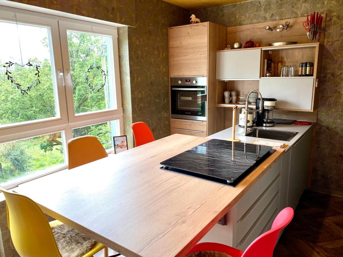 Hof Vierzehnender Im Hohen Venn - 70Qm Maisonette - 2 Schlafzimmer - Wohnkueche - Balkon Mit Grill - Monschau - Eifel - Hunde Willkommen - Islandpferde Eksteriør bilde