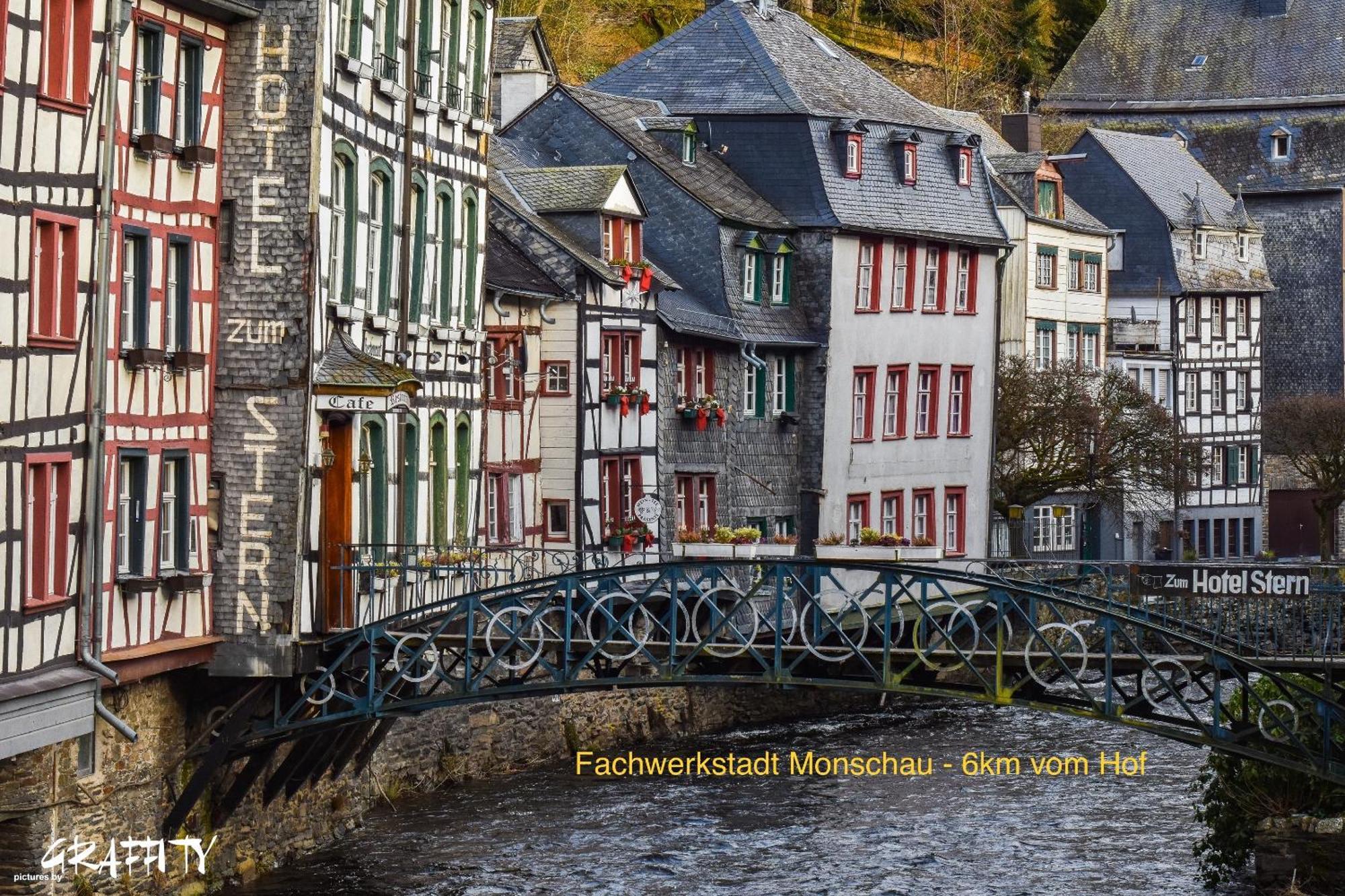 Hof Vierzehnender Im Hohen Venn - 70Qm Maisonette - 2 Schlafzimmer - Wohnkueche - Balkon Mit Grill - Monschau - Eifel - Hunde Willkommen - Islandpferde Eksteriør bilde